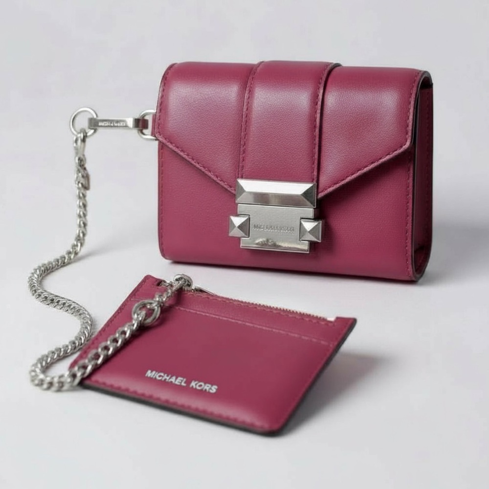 Michael Kors Whitney Leather Chain Wallet